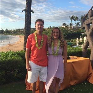 Lavender Cocktail Dress Womens Size M